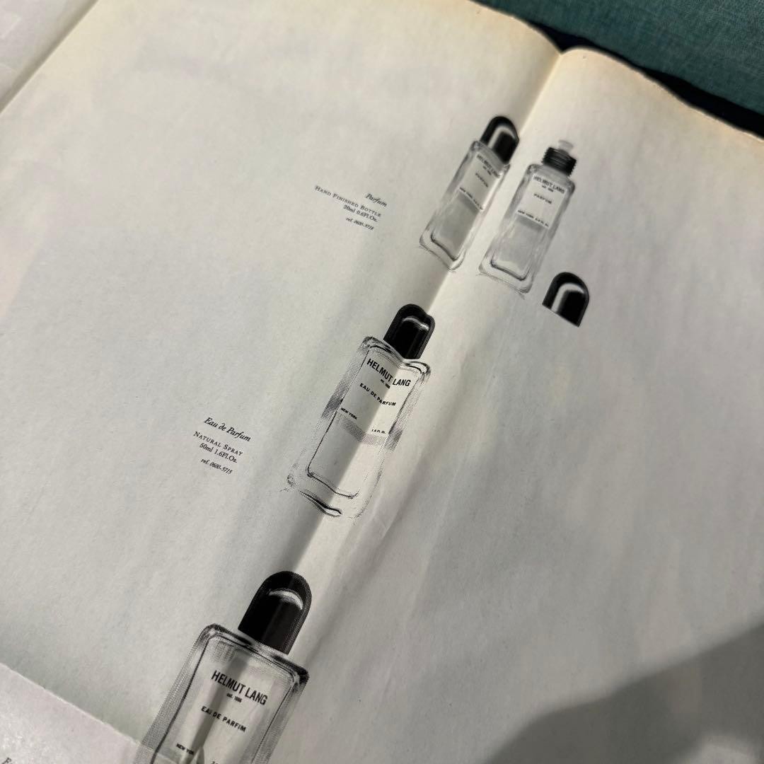2000年発行 HELMUT LANG アート新聞 ジェニー・ホルツァー 香水 Helmut Lang Jenny Holzer 2000 Art Newspaper Poster Fragrance