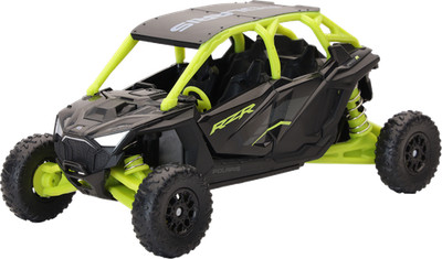 NEW RAY TOYS Polaris RZR XP 1000 1:18 Scale ATV Model Black - Vehicle Fitment