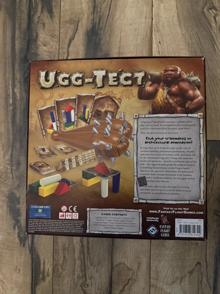 Ugg-Tect Board Game, Complete - Fantasy Flight - Likely Unused - Image 2 of 3