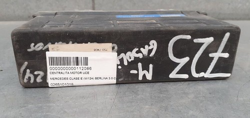 0265101018 112086 motorsteuergerät MERCEDES CLASE E W124 BERLINA 3.0 CAT 1992