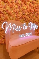 Custom Wedding Neon Sign Personalized Birthday Gift Family Name Sign Room Decor