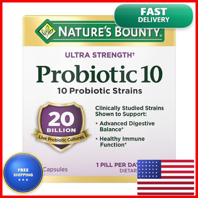 Nature'S Bounty Natures Bounty Probiotic 10 Daily Probiotic Supplement For
