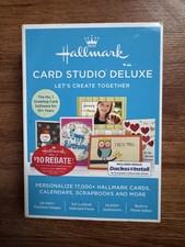 2016 Hallmark Card Studio Deluxe CD-ROM Windows Calendars Scrapbooks