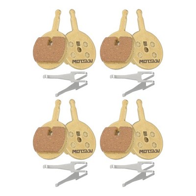4set Scheibenbremsbeläge 0.94'' x 1.46'' Fahrradbremsbeläge Mit Feder Gold