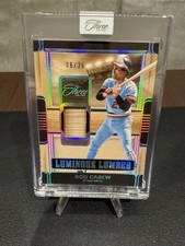 2025 Panini Three and Two Luminous Lumber 6/25 Rod Carew #LUM-RC HOF SSP
