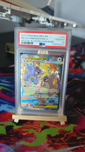 Pokémon TCG Mega Kangaskhan EX Card 182/132 Sir Mega Evolution PSA 10