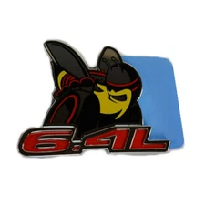 DODGE CHALLENGER 6.4L FENDER SCAT PACK BADGE EMBLEM DECAL NAMEPLATE OEM MOPAR