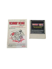 Coleco Atari Donkey Kong by Nintendo Game Cartridge 1981 With Instructions Book