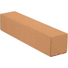 USA BM3325K Square Mailing Tubes, 3" Width, 3" Height, 25" Length, Kraft (Pac...