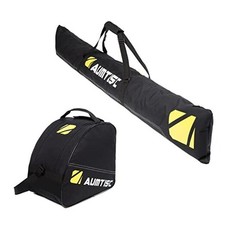 Ski and Boot Bag Combo, Padded Snow Ski Bags for Air A-Yellow Extra Padded