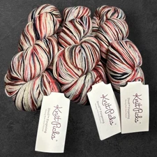 Knit Picks Stroll Fingering Skating Rink Hand Painted Lot Of 3