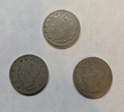 1907, 1910, 1911 Liberty V Nickel Lot of 3. #2 — photo 1