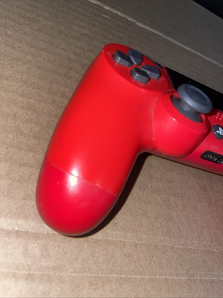 Red Sony PlayStation 4 DualShock Wireless Controller CUH-ZCT2U Tested! - Image 2 of 4