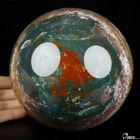 5.3" Bloodstone Hand Carved Crystal Ball/Sphere, Crystal Healing