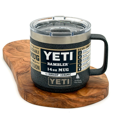 YETI Rambler 14 oz Mug Ceramic Lined – Black Stone Limited Edition