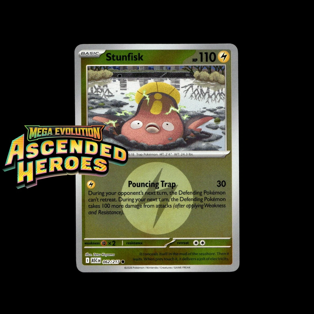 Stunfisk Pokémon TCG Cards for sale