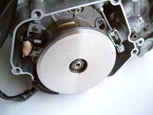 Suzuki RM 125 (2001-2003) SFB Racing 7oz Light Flywheel Weight & Billet Cover - Picture 2 of 2