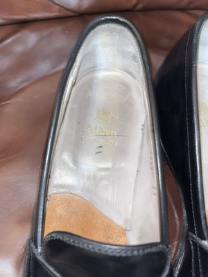 Alden Black Calfskin