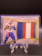 2013 TOPPS ROOKIE BILLS EJ MANUEL QB 6 COLOR JUMBO PATCH /25 FSJJR-EJM