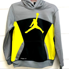 Nike Jumpman Jordan Boys Therma Fit Hoodie Jacket Sz 6 NWT 852202 G34