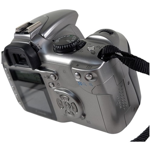 Canon EOS Digital Rebel / EOS 300D 6.3MP DSLR Camera Body w/ 1GB ElitePro, Strap - Picture 7 of 11