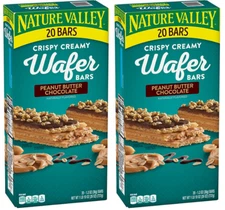 2 pack - Nature Valley Peanut Butter Chocolate Wafer Bar (20 ct.) free shipping