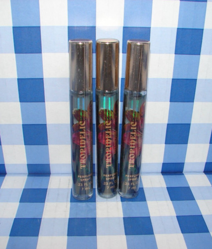 3 Bath & Body Works Tropidelic Perfume Spray Travel Size.23 Fl oz. Factory Seal