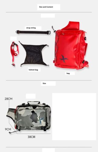 XXXSNOW Skateboard Snowboard Rucksack mit Board-Trage neuwertig Backcountry Tasche - Bild 13 von 15