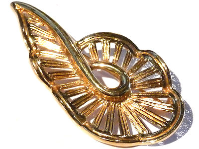 Bijou alliage doré et argenté broche femme Paris bijoux brooch