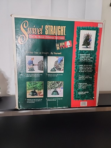 Schwenkbarer gerader eine Minute Weihnachtsbaumständer bis zu 10' 100 Pfund mit Originalkarton