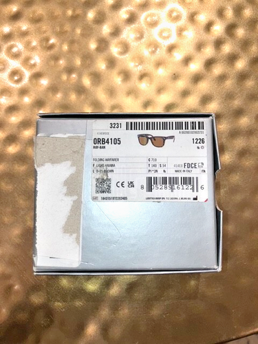 Ray-Ban RB4105 710 54-20 eckige Sonnenbrille Unisex - braun/braun - Bild 7 von 8