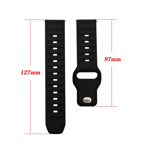 Samsung Galaxy Watch 6 Classic 5 4 40/44/43/47mm 20mm Silicone Strap Sport Band - Bild 8 von 27