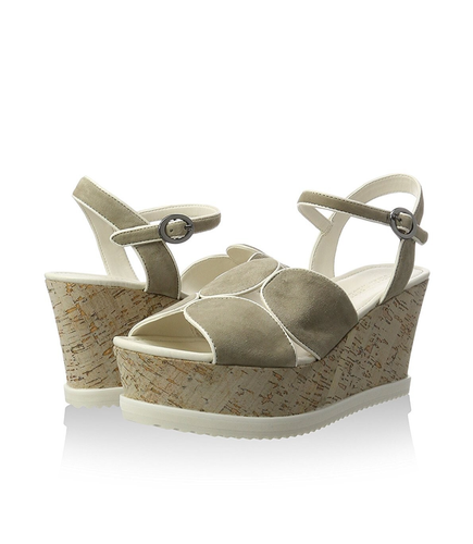Sandalo con Zeppa Sabbia Chiusura a Fibbia in Pelle - Gerry Weber - Taglia 38 - Imagen 7 de 7