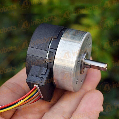 24H DC 12V PWM Brushless Servo Motor CW/CCW Built-in Drive Encoder For ...