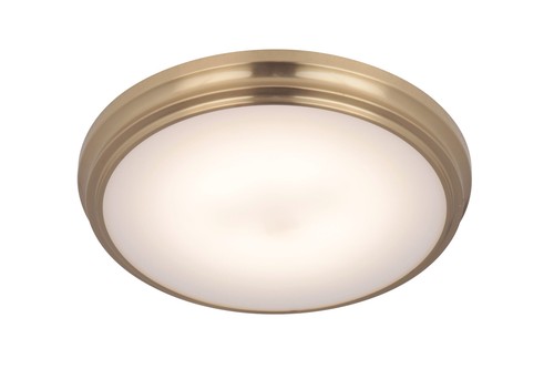 Satin Brass LED Flushmount from the X66 flushmounts Collection - Picture 3 of 3