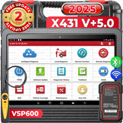 LAUNCH X431 PRO3S+ V5.0 PRO Bidirectional Car Diagnostic Scanner Tool Key Coding
