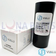 VIALU - 233-280 uf/MFD 110-125 VAC volts Round Start Capacitor 50/60 Hz