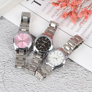 Women-Ladies-Pink-Dial-Dress-Watches-Waterproof-Steel-Band-Analog-Quartz-Watch