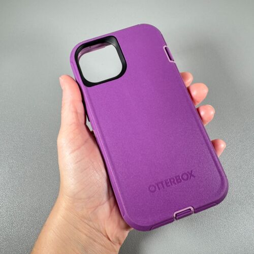 OtterBox Defender Case for iPhone 14 - Happy Purple | Rugged Protection - Photo 3 sur 14
