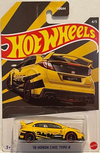 HW '16 HONDA CIVIC TYPE R YELLOW 2022 WALMART HONDA CIVIC SERIES 4/5