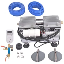 Pond Aerator Pond Aeration Kit 65 dB 3/4 HP/550 W w/ Timer Easy Installation