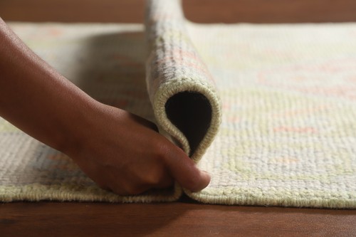 Vegetable Dye Authentic Oushak Turkish Runner Rug Handmade Wool Carpet 3x8 ft - Picture 15 of 17