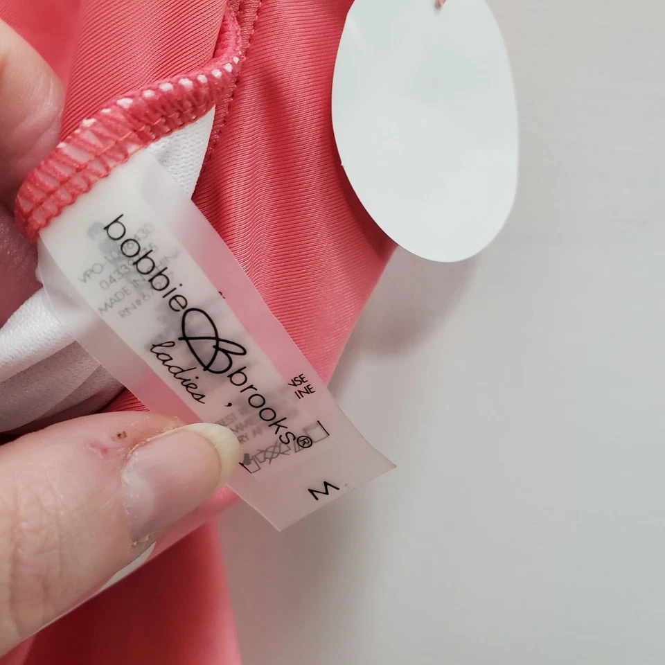 Bobbie Brooks Women's Coral Hello Sunshine Swim Tankini Tank Top NWT Size M - Image 2 of 3