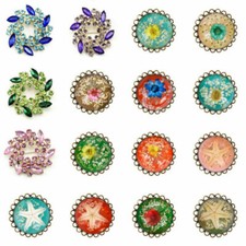 Wedding Brooch Rhinestone Jewelry Bridal Costume Pin Women Flower Pearl Bouquet