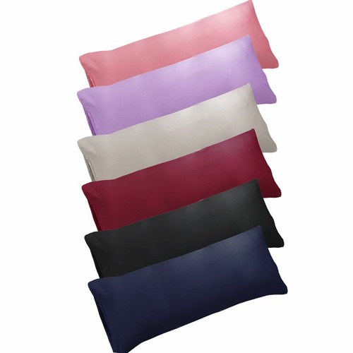 Funda de almohada corporal suave de 20"x55"/20"x30" ropa de cama larga fundas de almohada de cuerpo largo 2025 - Imagen 3 de 23