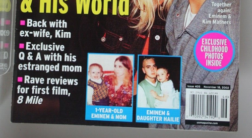 Eminem Kim Mathers Early Pics Sarah Jessica Winona November 2002 US Weekly #405 - Picture 9 of 13