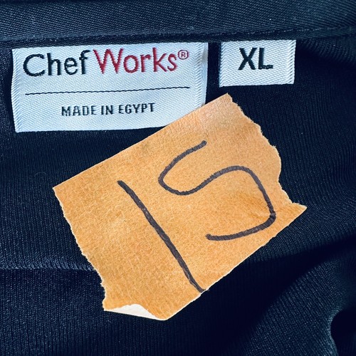 Chef Works Chefworks XL Black Vented Button Up LongSleeve Uniform - Picture 9 of 10