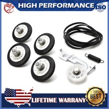 Dryer Drum Roller Wheel and Shaft Pack of 4 For LG Washer 581EL2002H 4581EL2002C