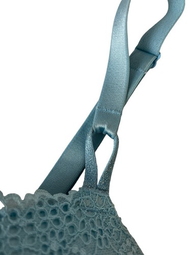 Victoria's Secret Sexy Lace Push-Up Bra - Size 40 DD - Light Blue - Bild 3 von 8