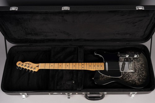 Fender FSR Black Paisley Telecaster - 2012 - Black w/HSC - Picture 17 of 18